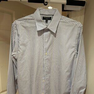 Banana Republic Large Striped Button-Down
